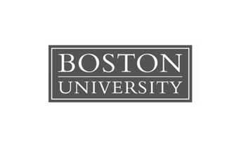 Boston University logo.